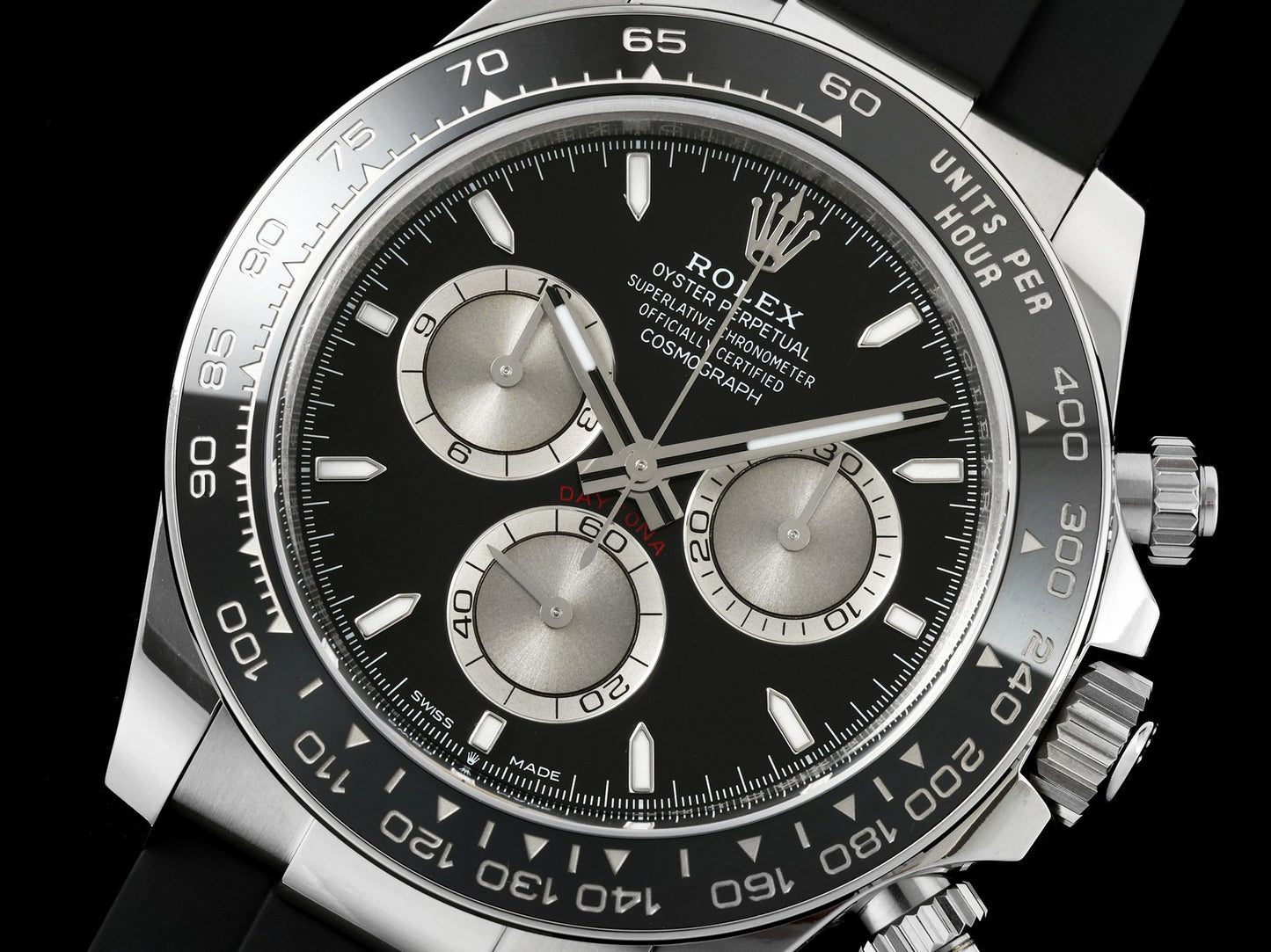 Daytona 126519 JCF 1:1 Best Edition Black/Silver Dial on Oysterflex Strap SH4131