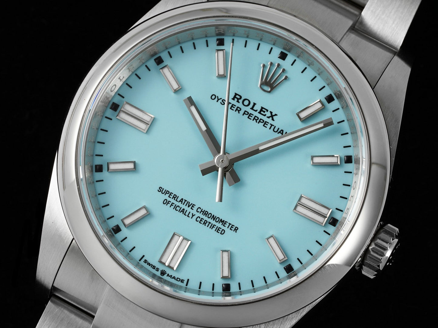 Oyster Perpetual 126000 36mm DIWF 1:1 Best Edition 904L Steel Tiffany Blue Dial A3230