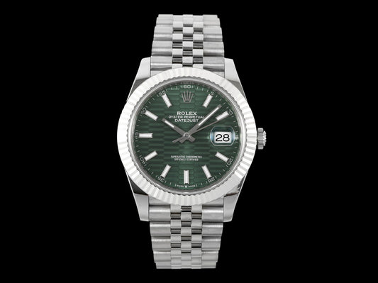 DateJust 41 126334 Clean Plus 1:1 Best Edition 904L Steel Green Stick Dial on Jubilee Bracelet DD3235