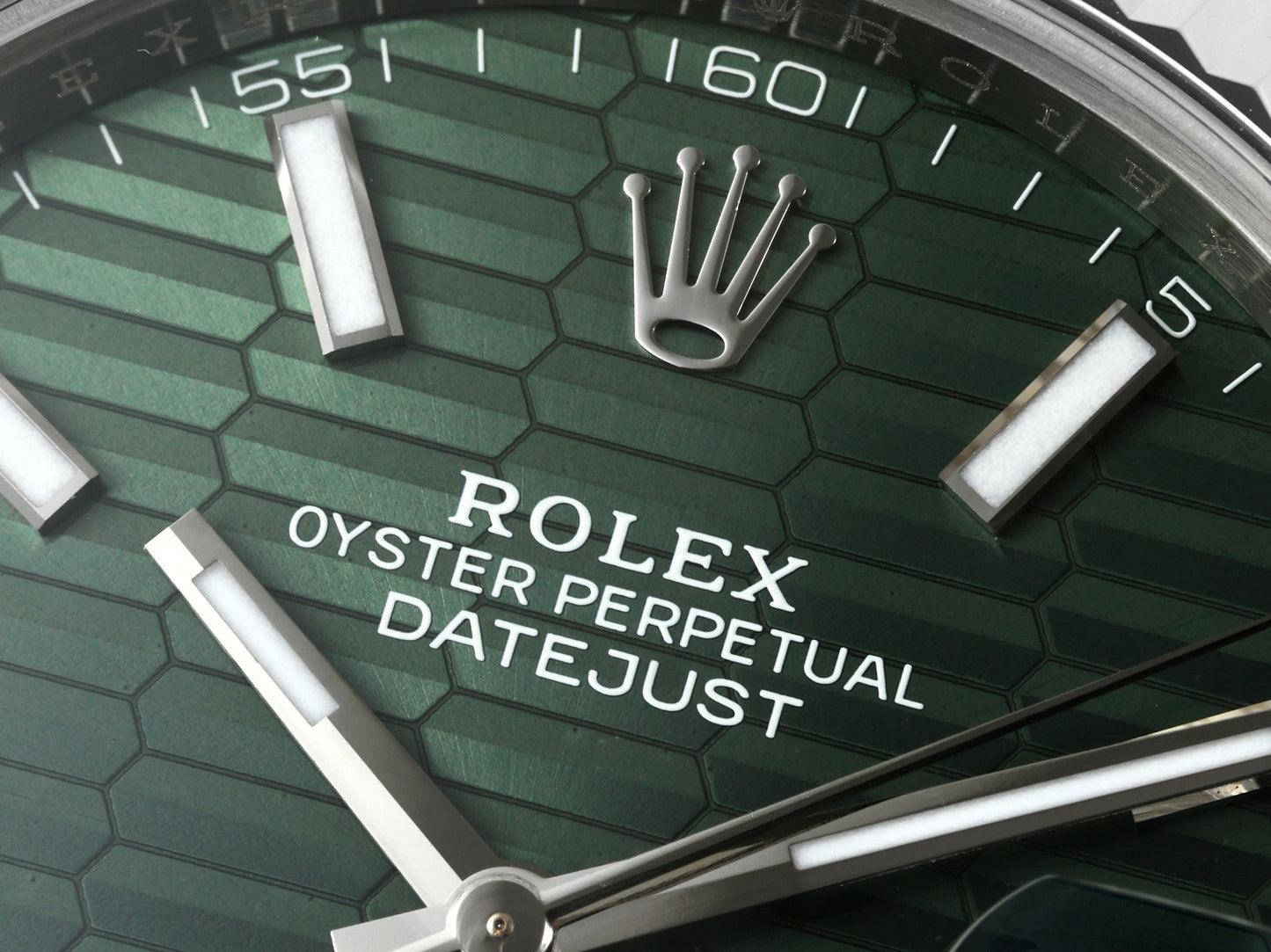 DateJust 41 126334 Clean Plus 1:1 Best Edition 904L Steel Green Stick Dial on Jubilee Bracelet DD3235