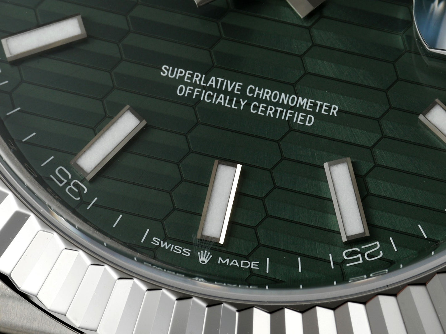DateJust 41 126334 Clean Plus 1:1 Best Edition 904L Steel Green Stick Dial on Jubilee Bracelet DD3235
