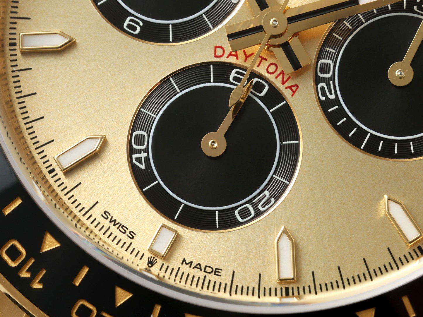 Daytona 126518 TMF 1:1 Best Edition YG/Black Dial on Oysterflex Strap SH4131 (Weighted)