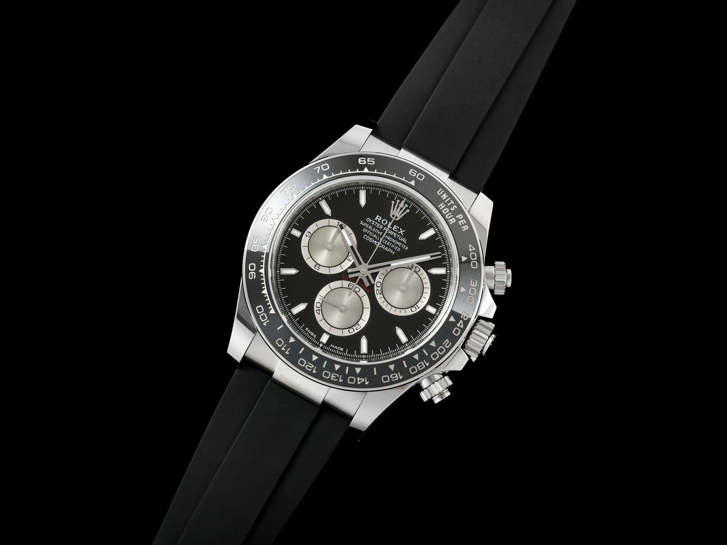 Daytona 126519 JCF 1:1 Best Edition Black/Silver Dial on Oysterflex Strap SH4131