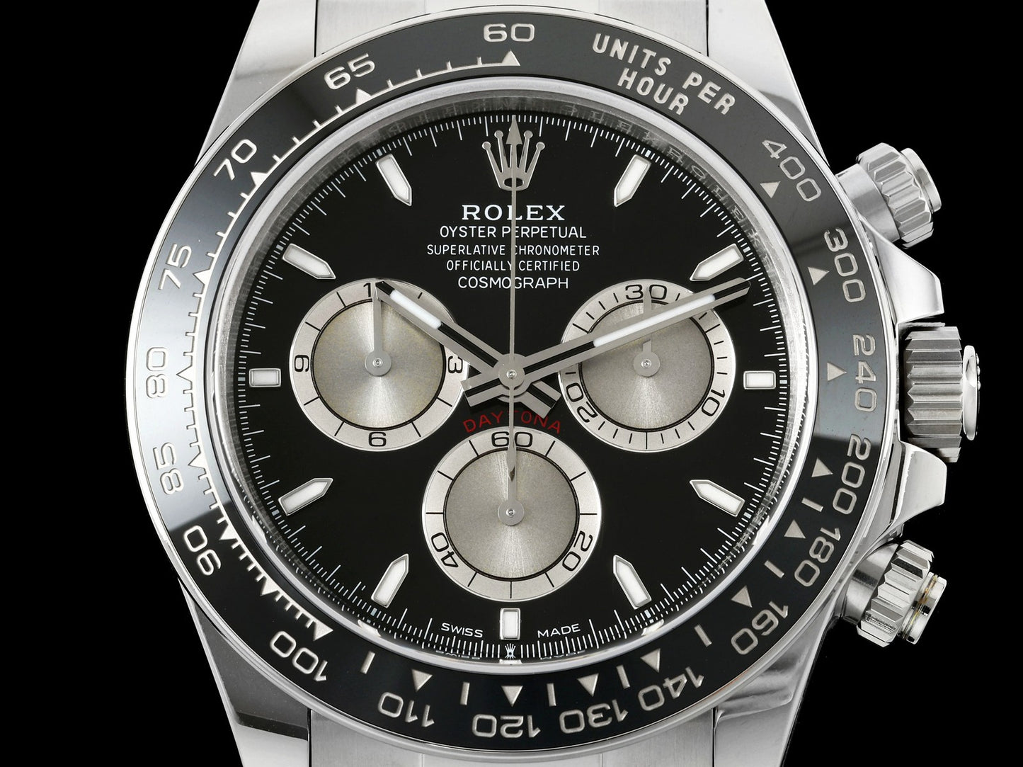 Daytona 126519 JCF 1:1 Best Edition Black/Silver Dial on Oysterflex Strap SH4131