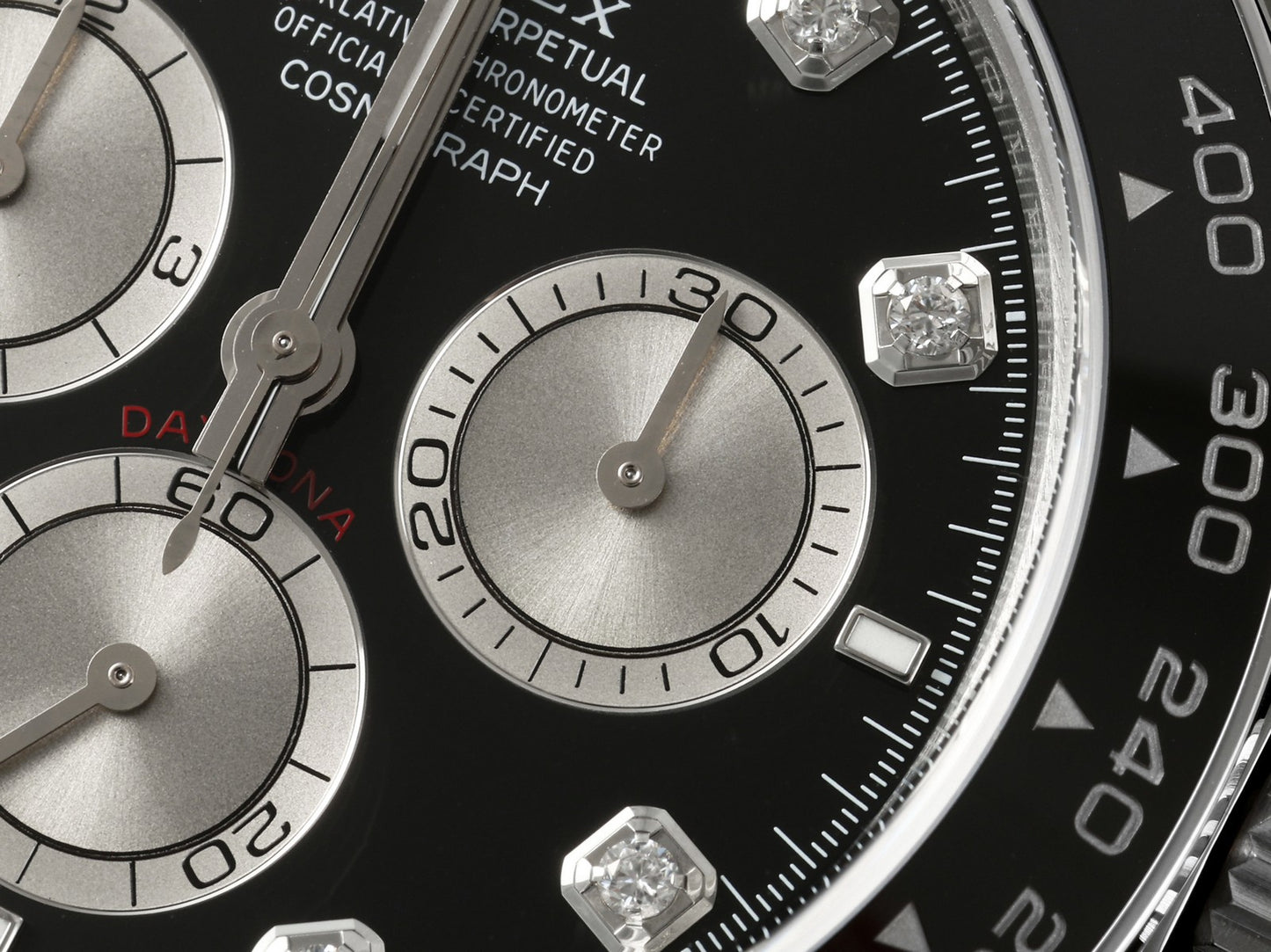 Daytona 126519 ARF 1:1 Best Edition Black/Silver Diamonds Dial on Oysterflex Strap DD4131