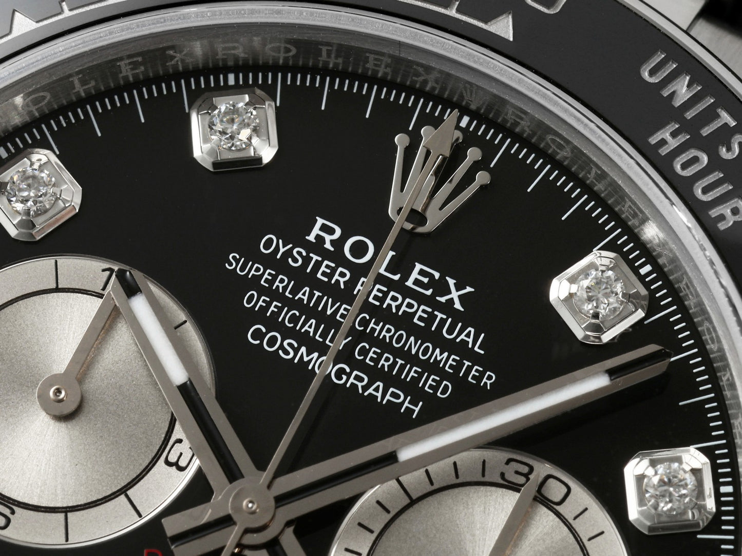 Daytona 126519 ARF 1:1 Best Edition Black/Silver Diamonds Dial on Oysterflex Strap DD4131