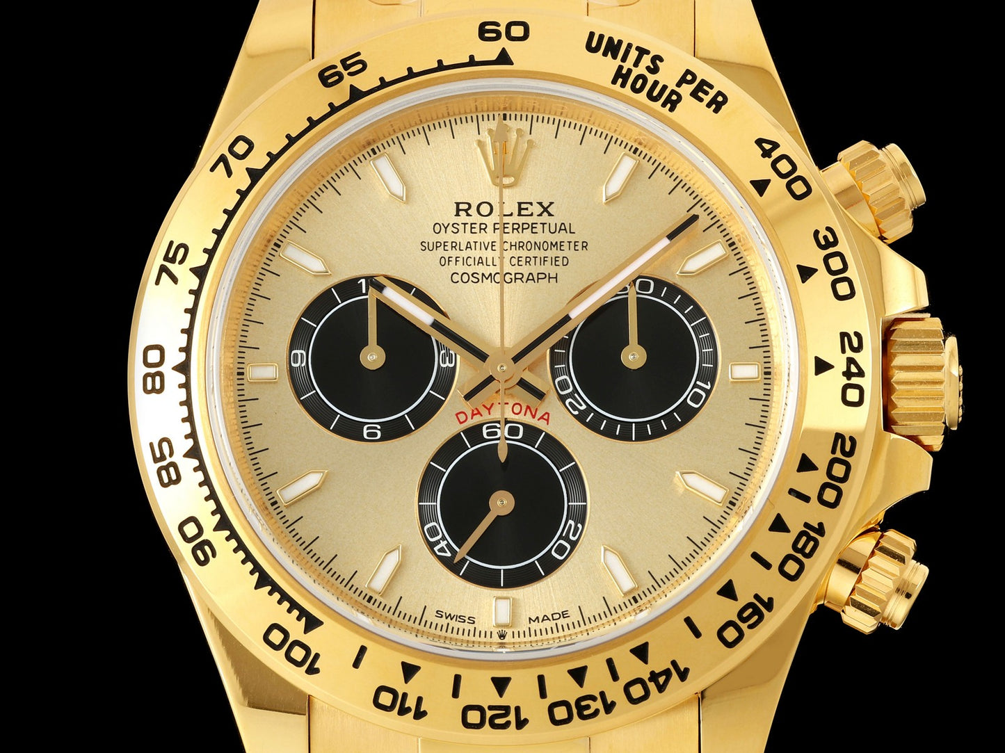 Daytona 126508 VSF 1:1 Best Edition 904L Steel YG/Black Dial on YG Braclet VS4131 V2 (Weighted)