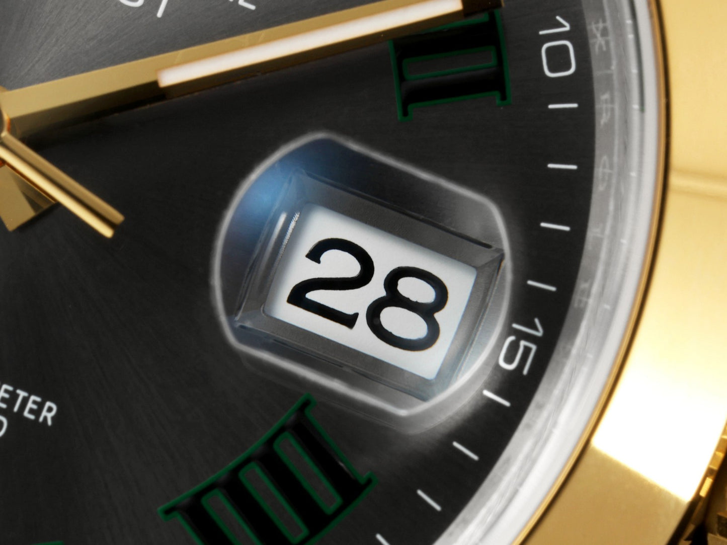 DateJust 41 126333 QF 1:1 Best Edition 904L Steel Gray Dial Green Roman on Jubilee Bracelet QF3235 (149g)