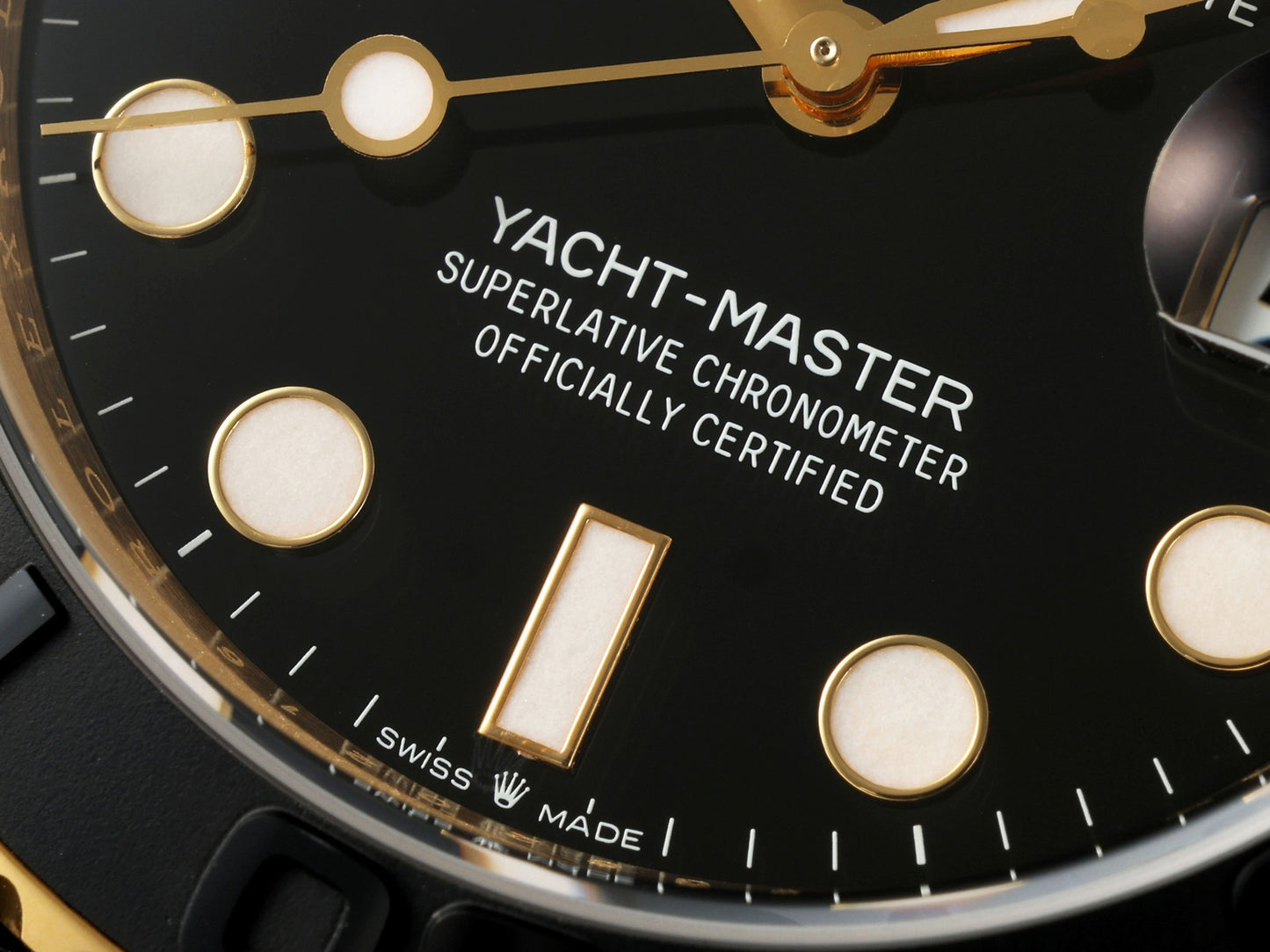 Yacht-Master 42mm 226658 YG RSF 1:1 Best Edition Black Dial on Oysterflex Strap A3235