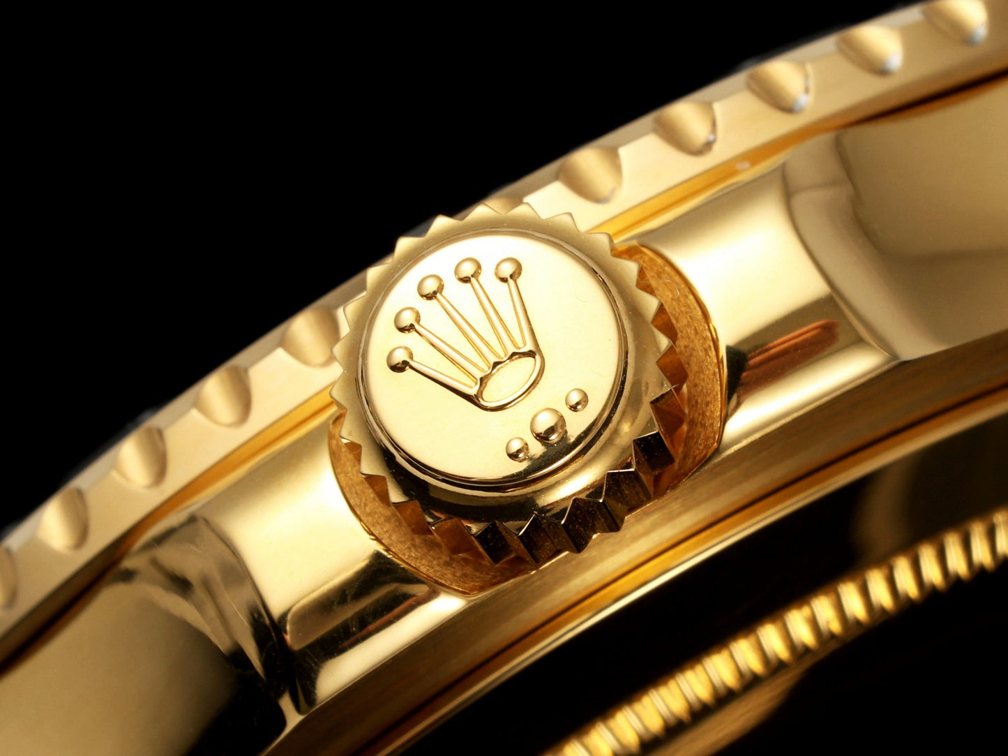 Yacht-Master 42mm 226658 YG RSF 1:1 Best Edition Black Dial on Oysterflex Strap A3235