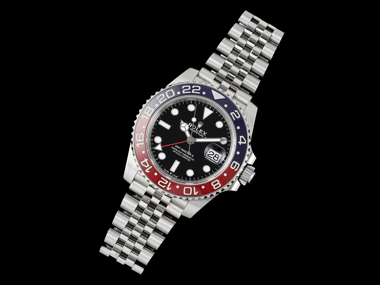 GMT-Master II 126710 BLRO 904L Steel SCF 1:1 Best Edition on Jubilee Bracelet SH3285 CHS