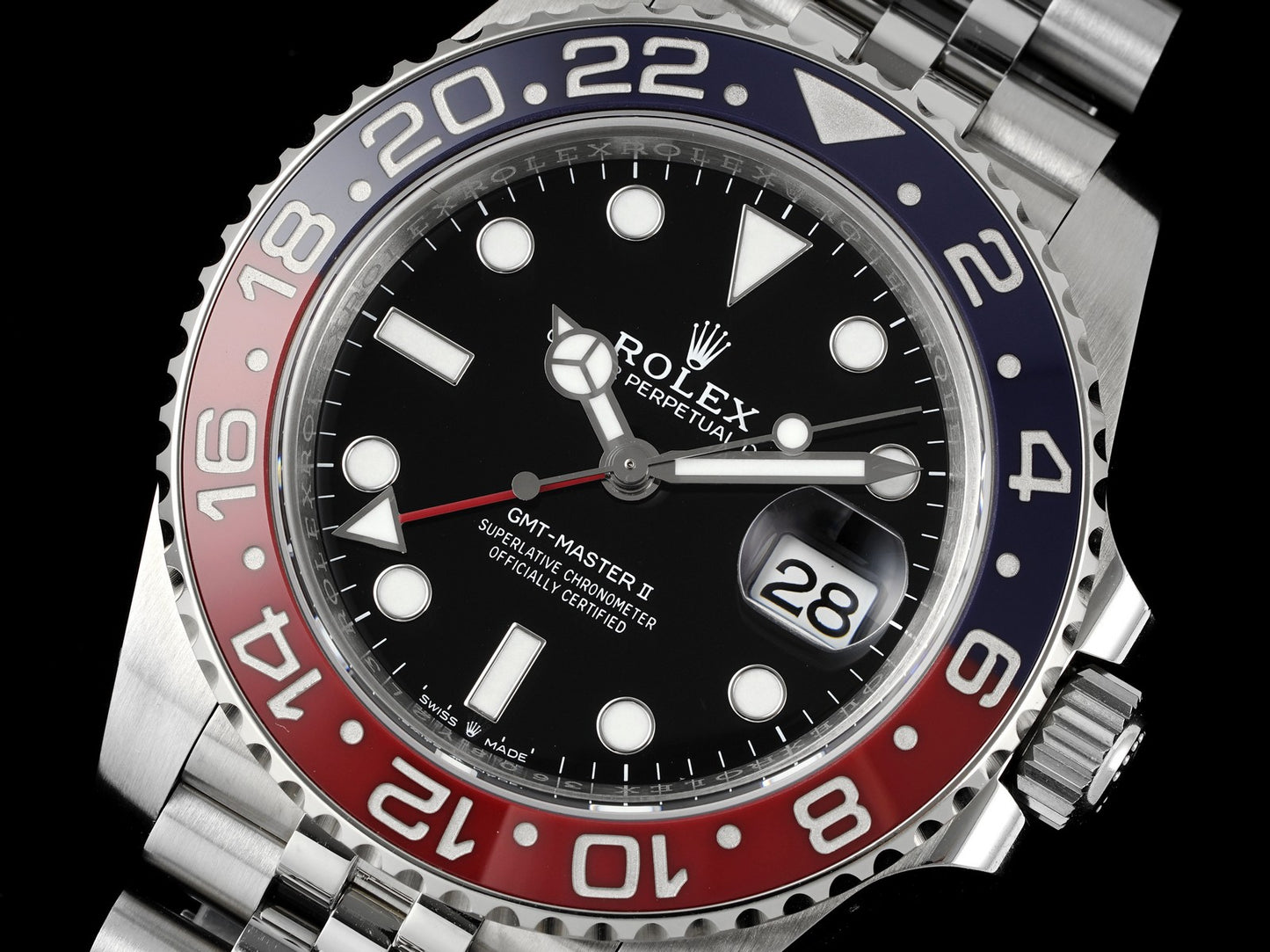 GMT-Master II 126710 BLRO 904L Steel SCF 1:1 Best Edition on Jubilee Bracelet SH3285 CHS