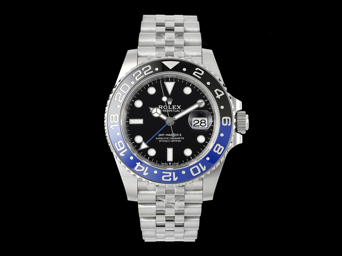 GMT-Master II 126710 BLNR 904L QF 1:1 Best Edition on Oyster Bracelet SH3285 CHS V2