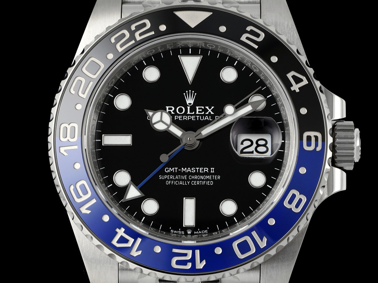 GMT-Master II 126710 BLNR 904L QF 1:1 Best Edition on Oyster Bracelet SH3285 CHS V2