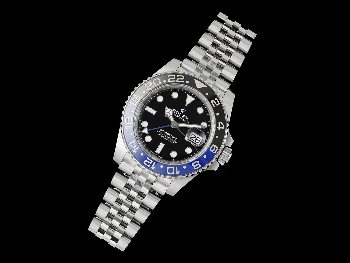 GMT-Master II 126710 BLNR 904L QF 1:1 Best Edition on Oyster Bracelet SH3285 CHS V2