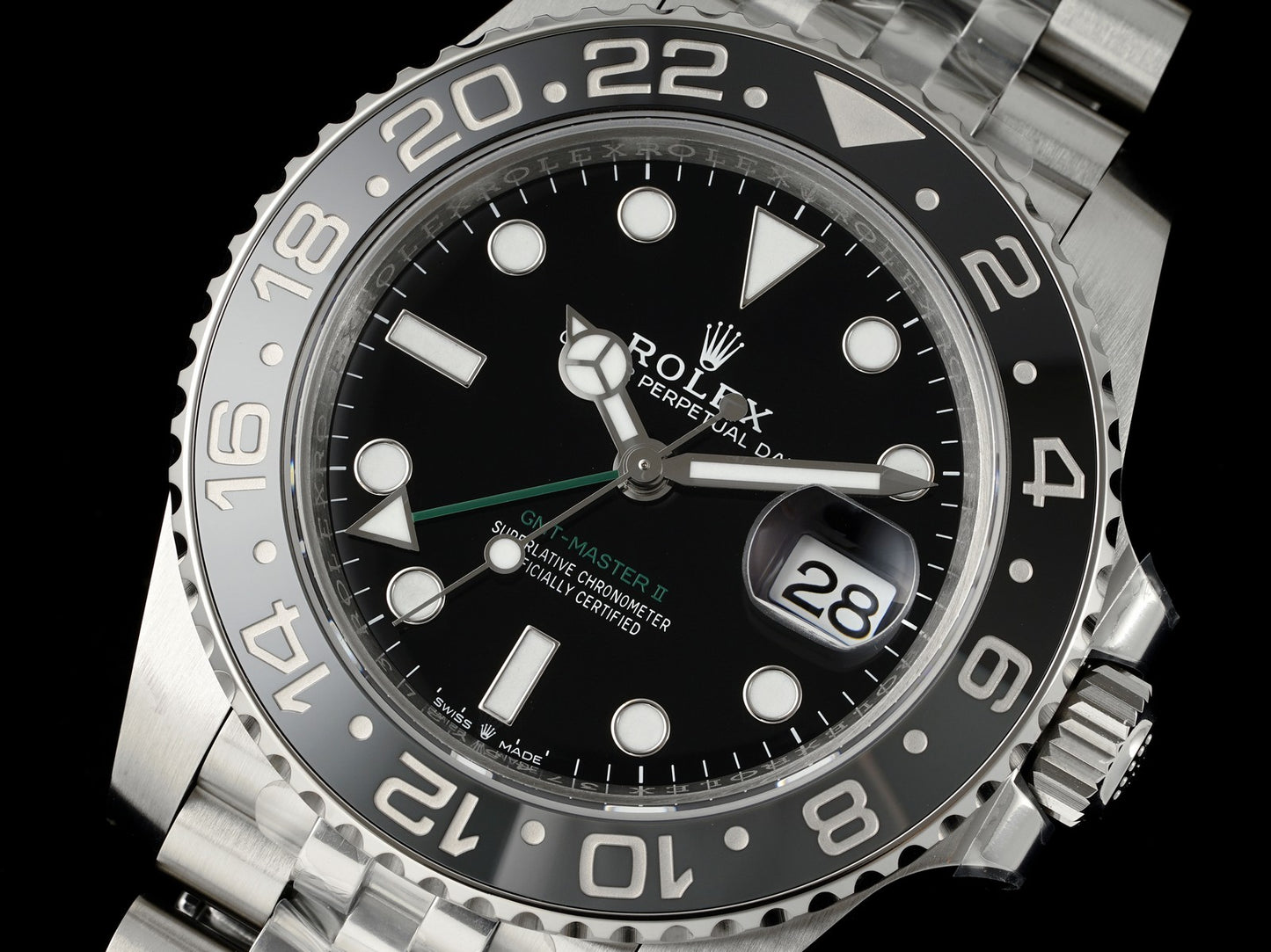 GMT-Master II 126710 GRNR 904L QF 1:1 Best Edition on Jubilee Bracelet SH3285 CHS V2