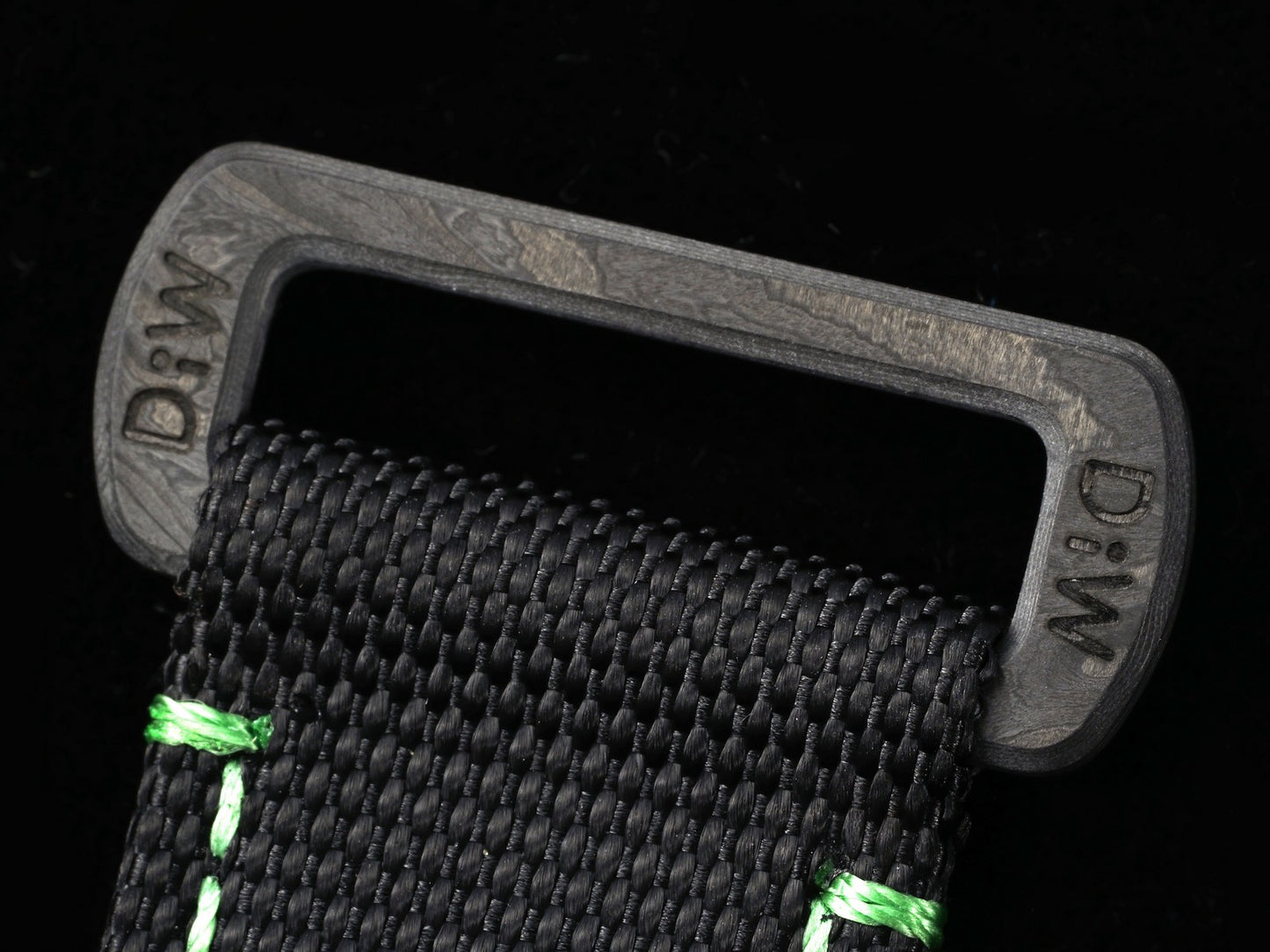 Submariner DIW Carbon VSF 1:1 Best Edition Black/Green Dial on Black Nylon Strap VS3135