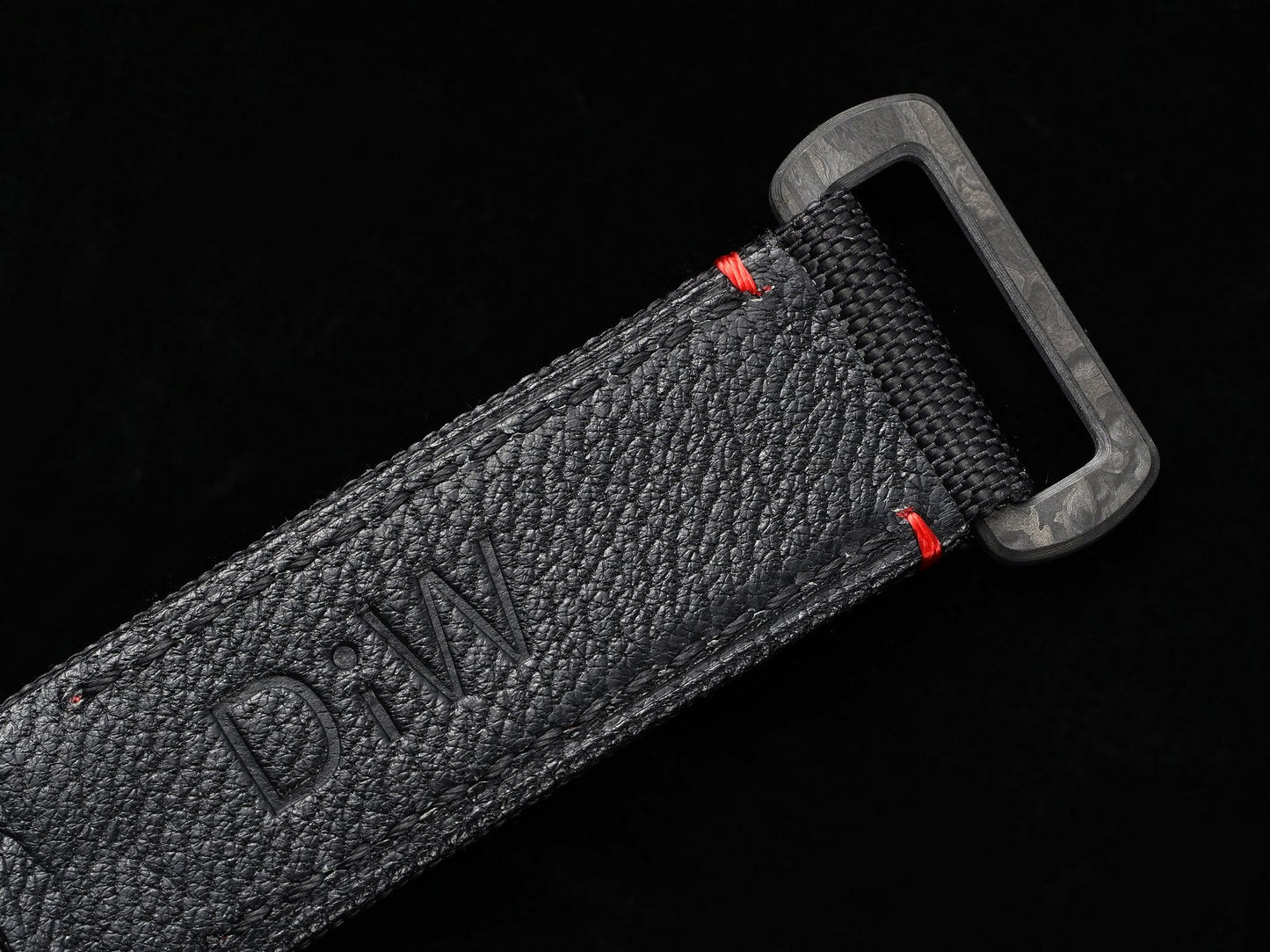 Submariner DIW Carbon VSF 1:1 Best Edition Black/Red Dial on Black Nylon Strap VS3135