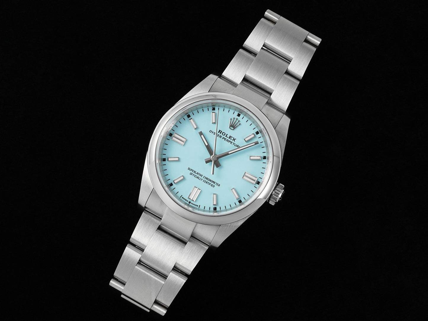 Oyster Perpetual 126000 36mm DIWF 1:1 Best Edition 904L Steel Tiffany Blue Dial A3230