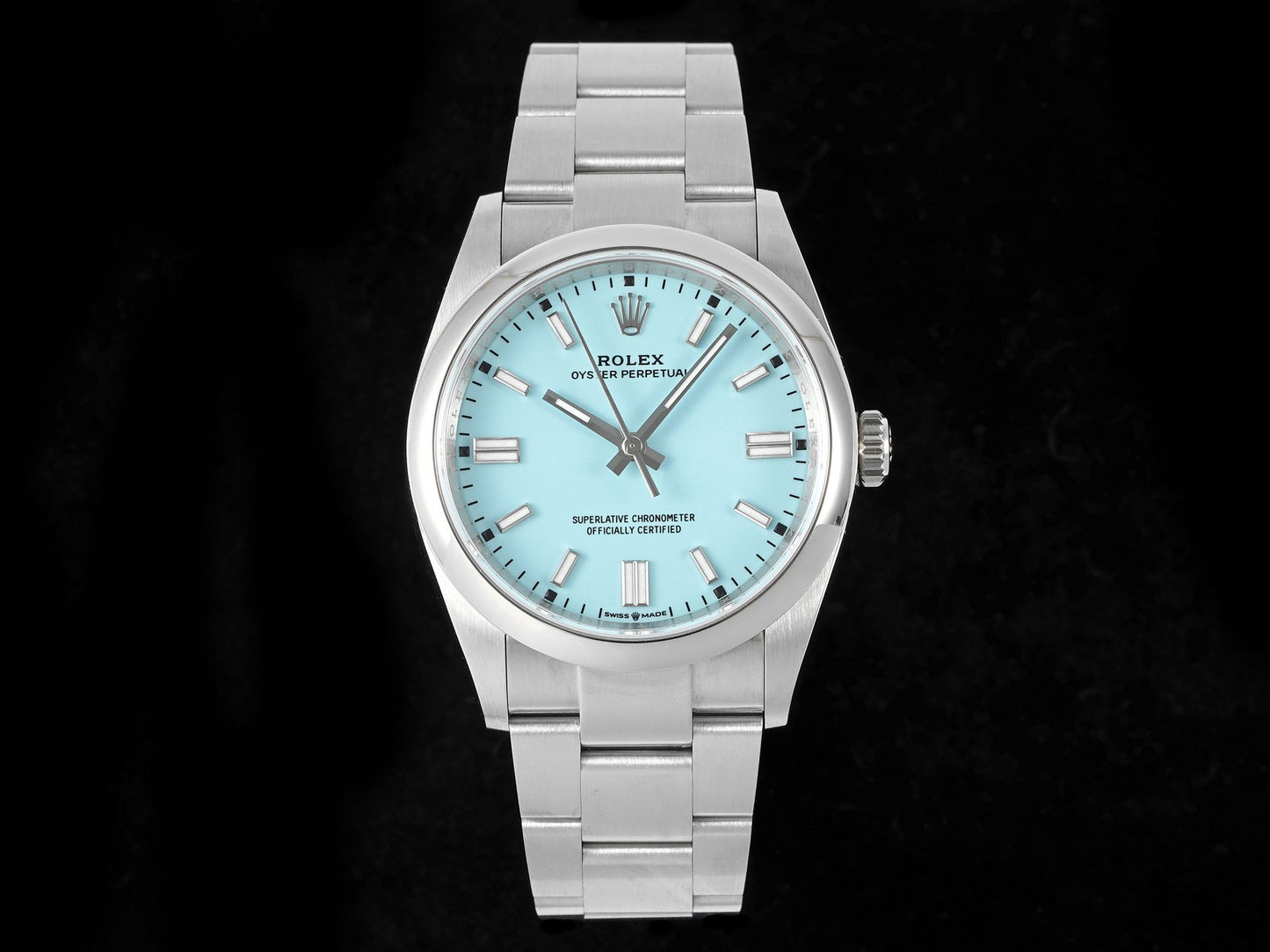Oyster Perpetual 126000 36mm DIWF 1:1 Best Edition 904L Steel Tiffany Blue Dial A3230