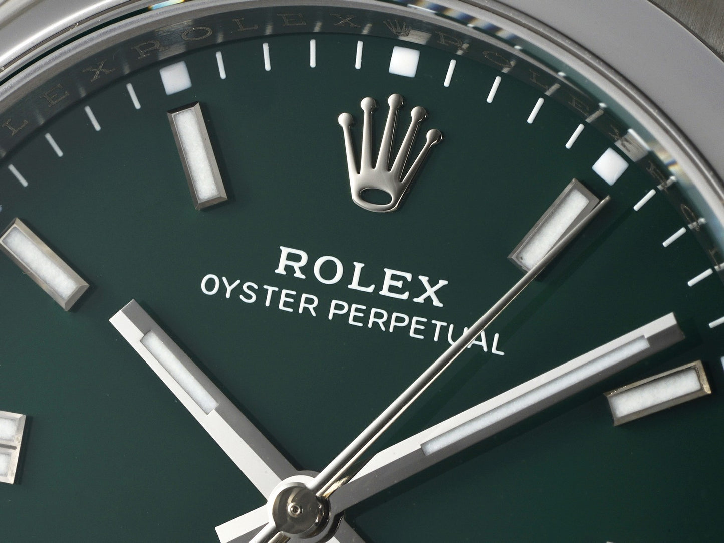 Oyster Perpetual 126000 36mm EWEF 1:1 Best Edition 904L Steel Green Dial A3230