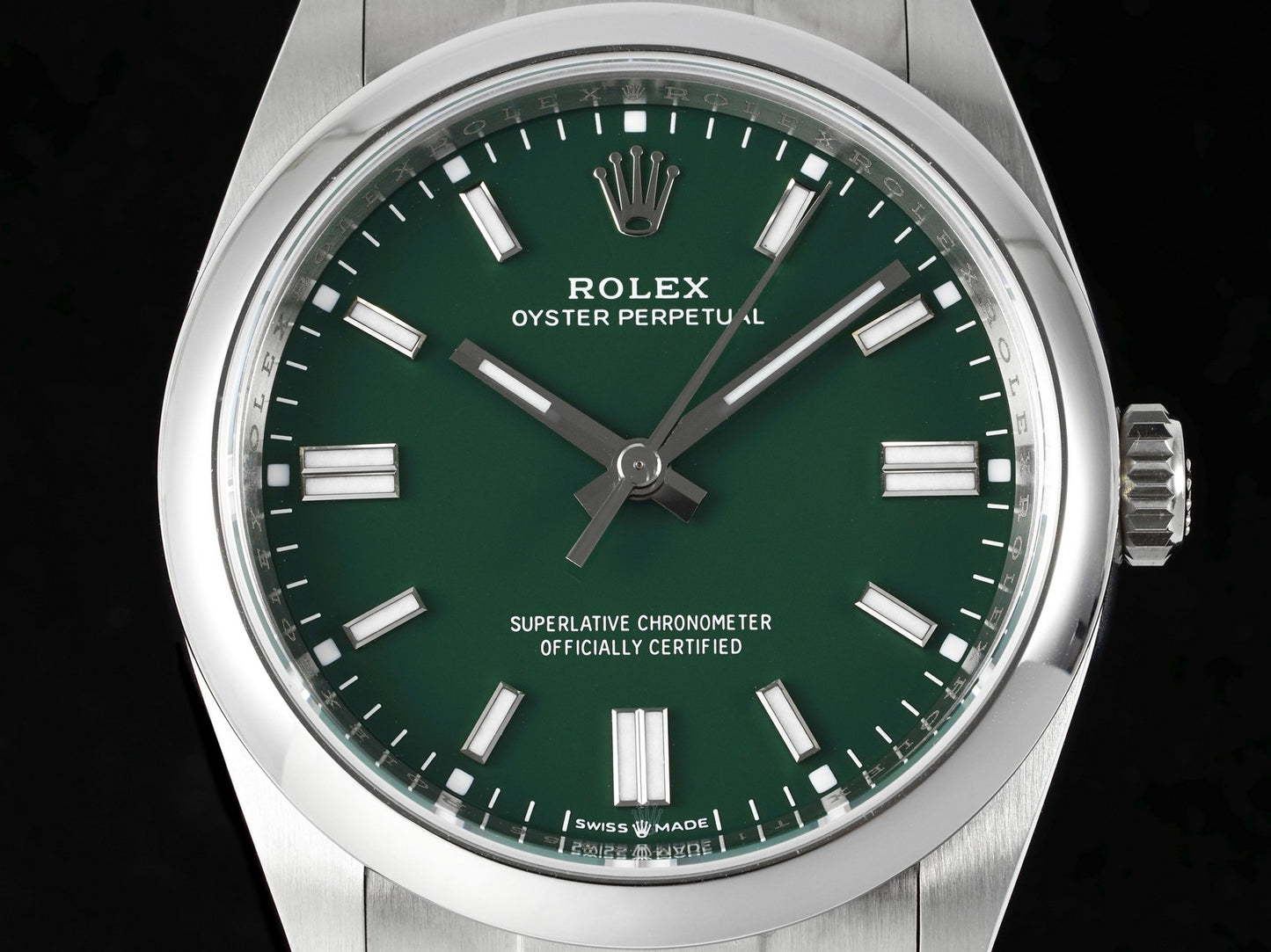 Oyster Perpetual 126000 36mm EWEF 1:1 Best Edition 904L Steel Green Dial A3230