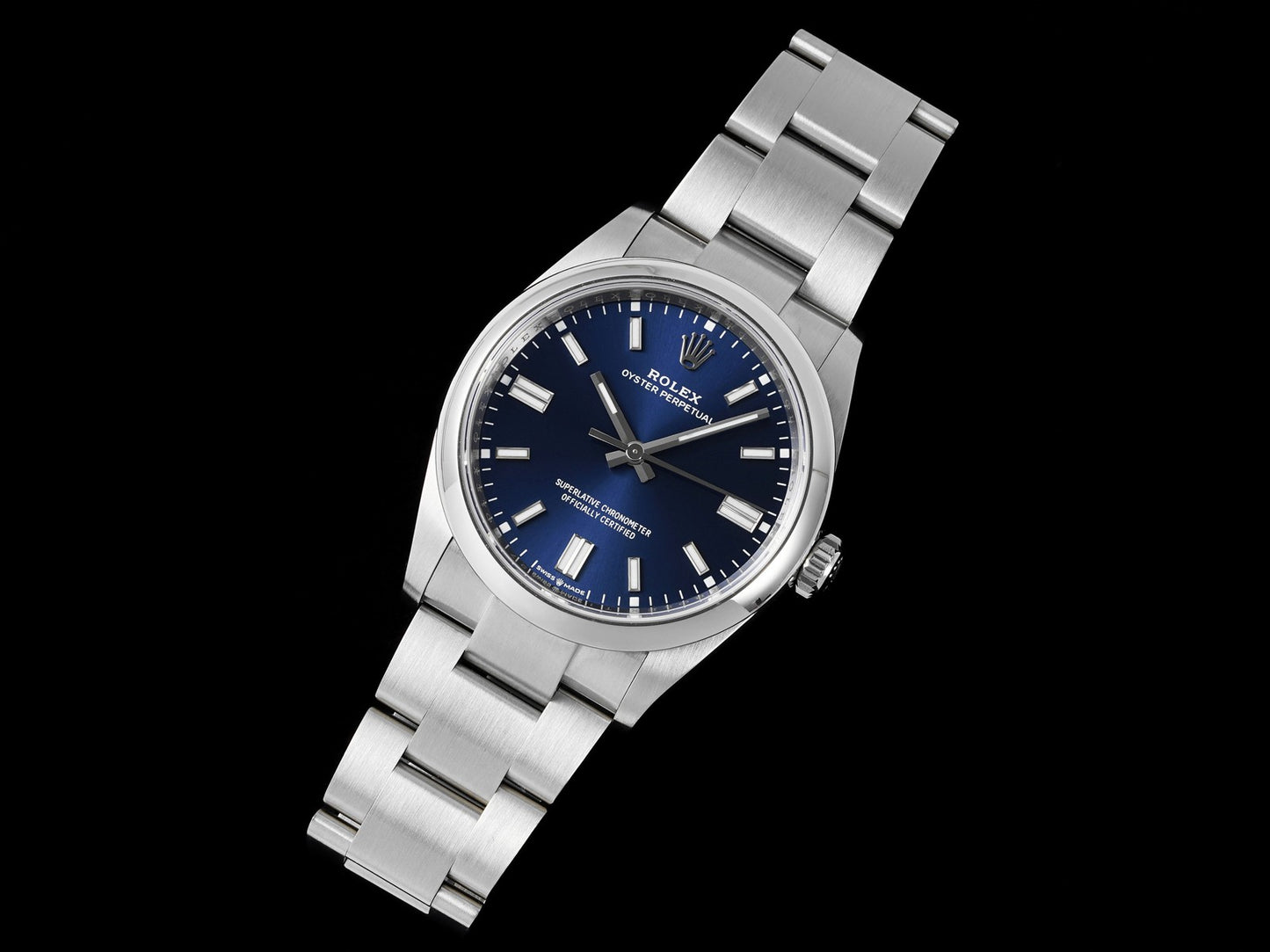 Oyster Perpetual 126000 36mm EWEF 1:1 Best Edition 904L Steel Blue Dial A3230