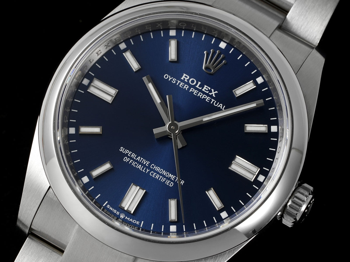 Oyster Perpetual 126000 36mm EWEF 1:1 Best Edition 904L Steel Blue Dial A3230