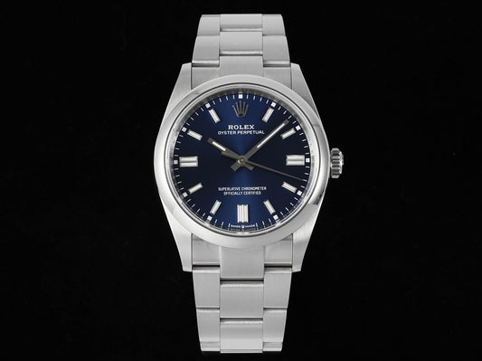 Oyster Perpetual 126000 36mm EWEF 1:1 Best Edition 904L Steel Blue Dial A3230