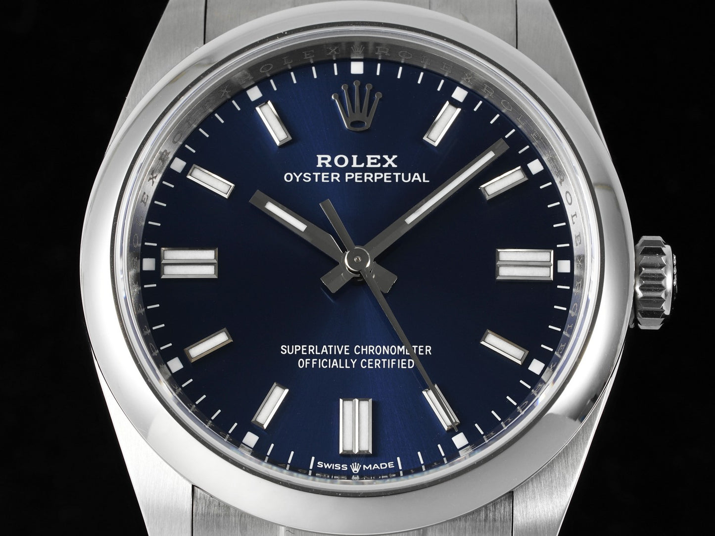 Oyster Perpetual 126000 36mm EWEF 1:1 Best Edition 904L Steel Blue Dial A3230