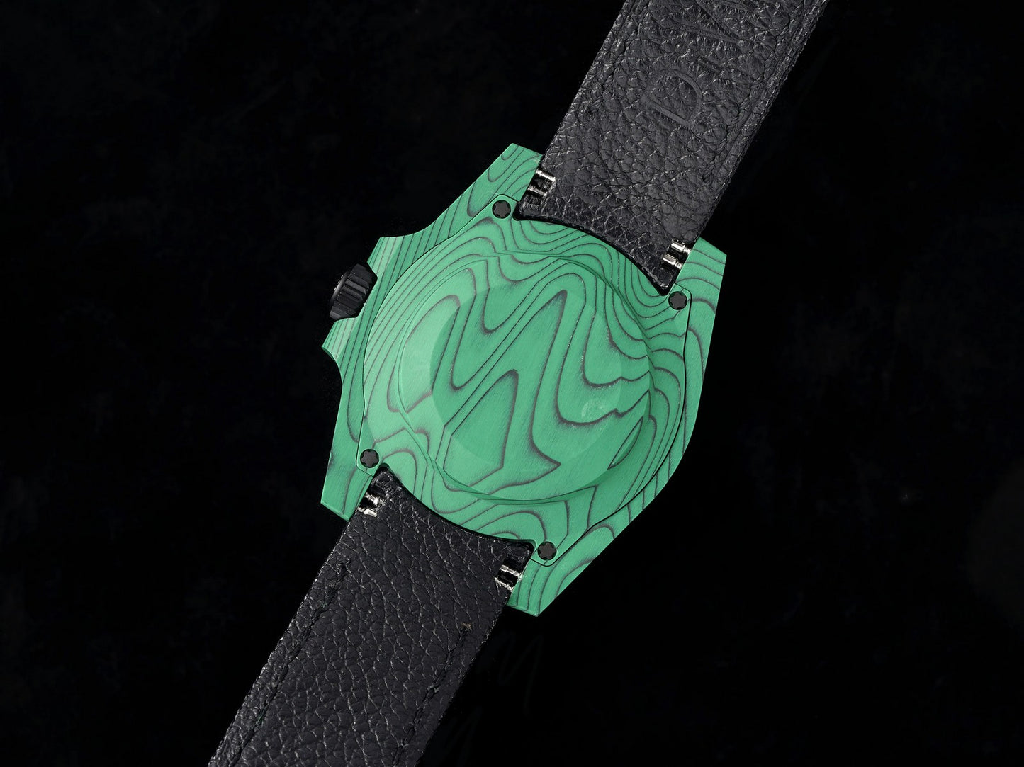 Submariner DIW Green Carbon VSF 1:1 Best Edition Black Dial on Black Nylon Strap VS3135