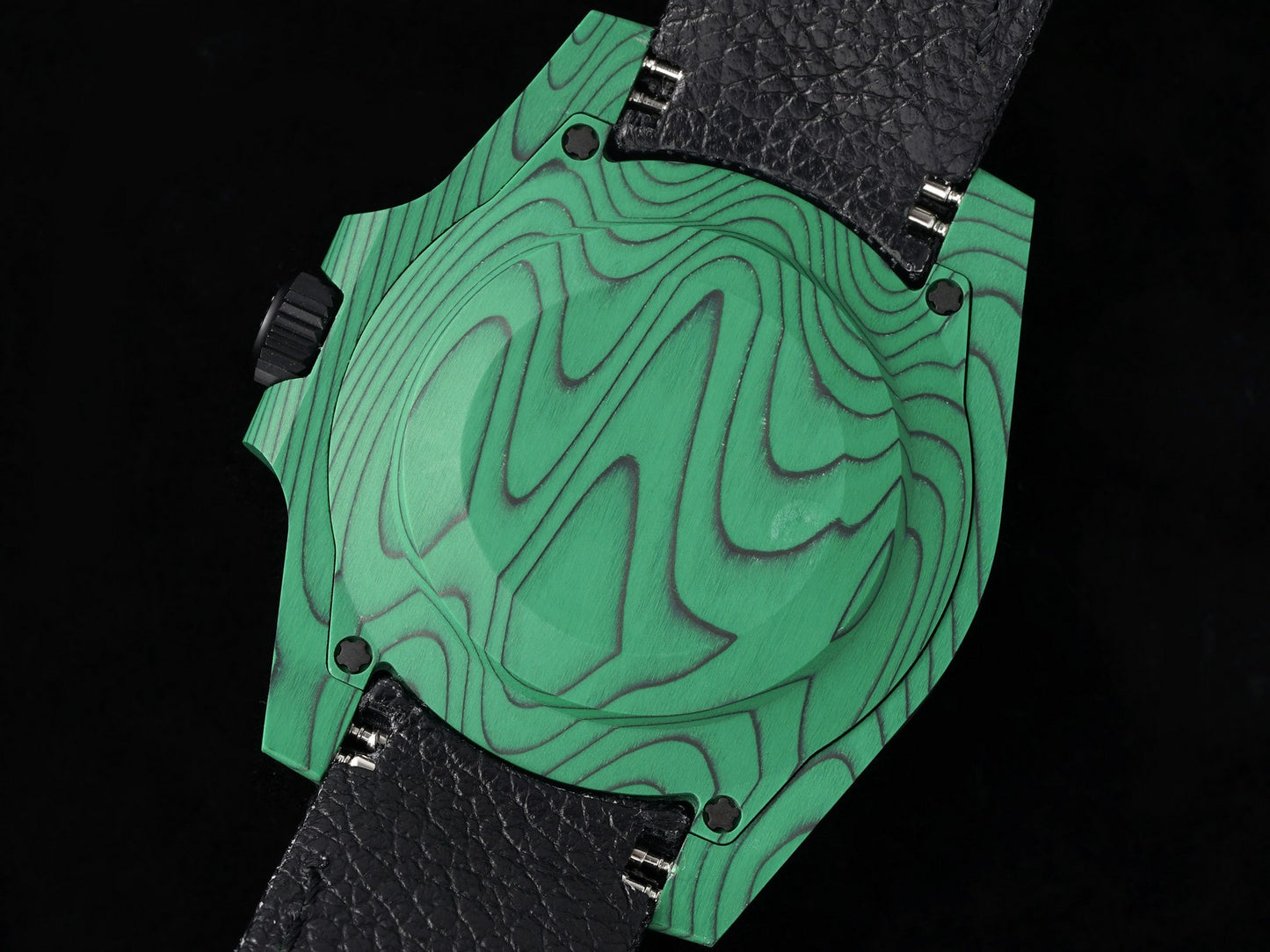 Submariner DIW Green Carbon VSF 1:1 Best Edition Black Dial on Black Nylon Strap VS3135