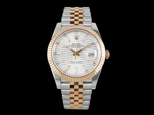 DateJust 41 126333 QF 1:1 Best Edition 904L Steel White MOP Dial on Jubilee Bracelet QF3235 (149g)