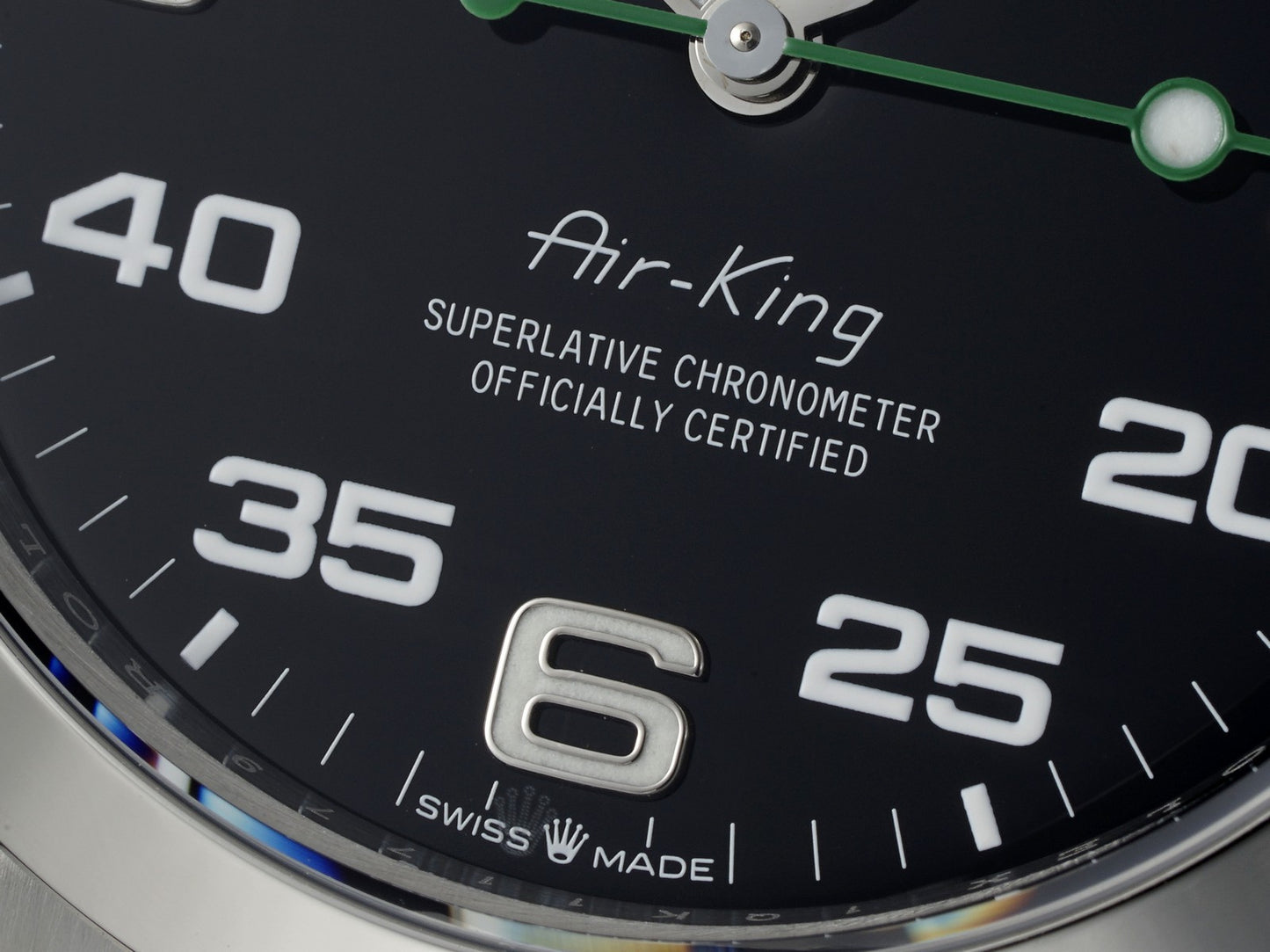 Air-King 126900 VSF 1:1 Best Edition 904L Steel Black Dial on SS Bracelet VS3230