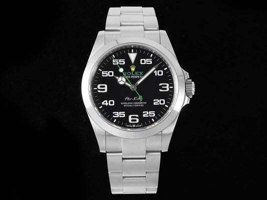 Air-King 126900 VSF 1:1 Best Edition 904L Steel Black Dial on SS Bracelet VS3230