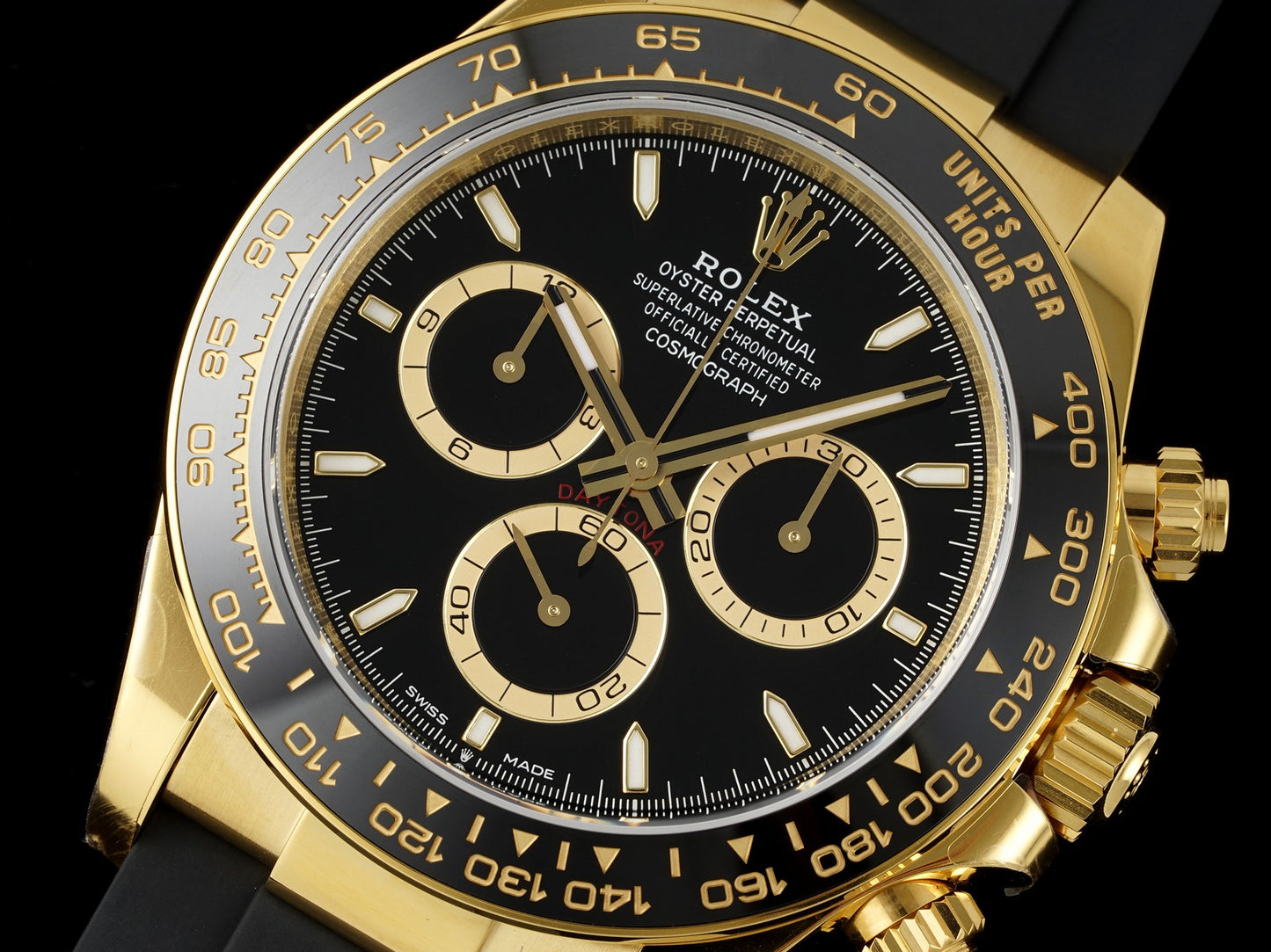 Daytona 126518 VSF 1:1 Best Edition Black Dial on Oysterflex Strap VS4131 V2 (Weighted)